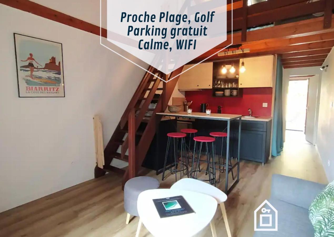 Bidarteko Paradisua Proche Plage, Golf, Parking Экстерьер фото